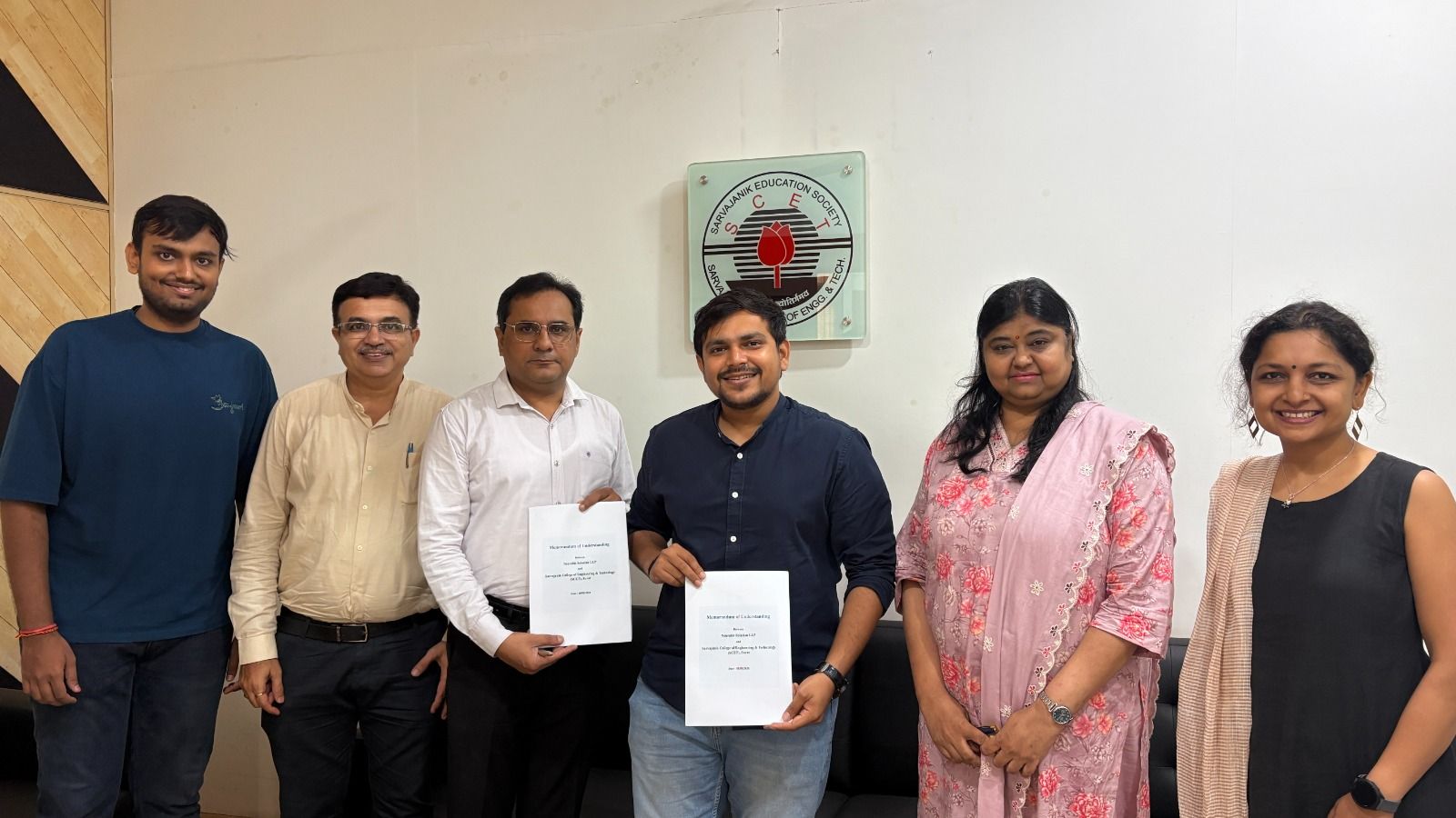 Driving Innovation Through Collaboration! 🤝  Neurabit Solution LLP is proud to partner with Sarvajanik College of Engineering and Technology (SCET) through a strategic MoU to advance AI, research, and practical learning.  As part of this collaboration, we will jointly develop: 🔹 Smart AI-Based Parking Meter System 🔹 AI-Integrated Fire Control System (Tactical AI Sight)  Together, we're bridging academia and industry to build the technologies of tomorrow. 🚀